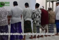 Niat Sholat 5 waktu, Syarat Wajib Cara dan Doanya