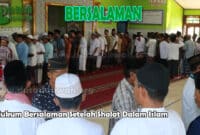 Bersalaman Setelah Shalat