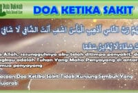 Doa Ketika Sakit