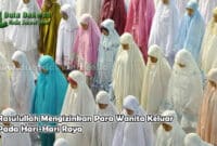 Rasulullah Mengizinkan Wanita Keluar Pada Hari-Hari Raya