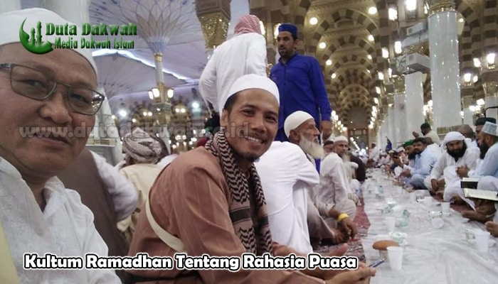 Kultum Ramadhan Tentang Rahasia Puasa
