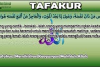 Tafakur Memikirkan Keagungan Makhluk Allah