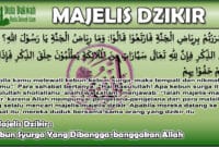 Majelis Dzikir Kebun Syurga Yang dibanggakan Allah