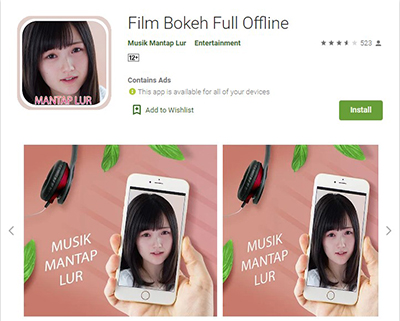 Apk video bokeh full HD Efek Bokeh