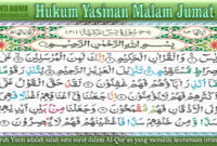 Hukum Yasinan Malam Jumat